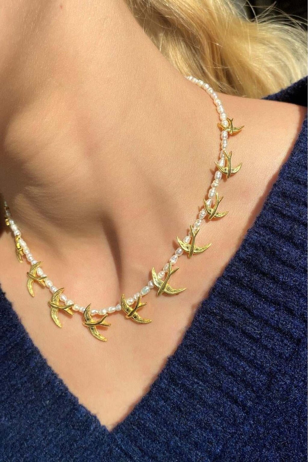 925 Ayar Gümüş, 14 Ayar Gold, Doğal Taşlı, Akik Taş, Kuş Choker Kolye