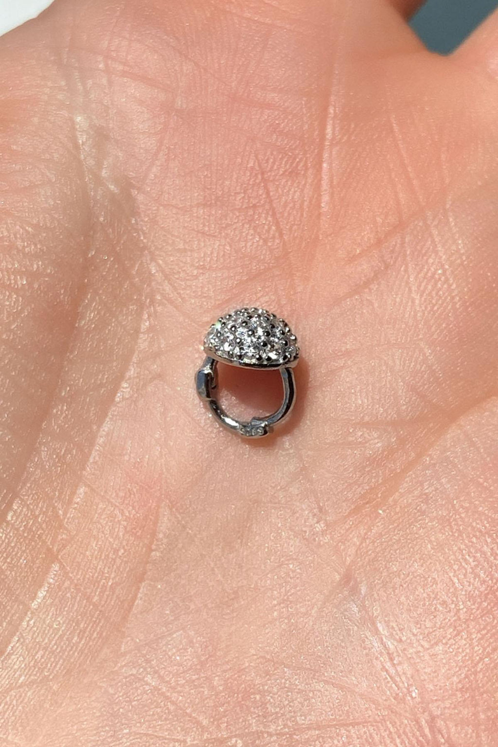 Yuvarlak Tasarım Halka Piercing Küpe