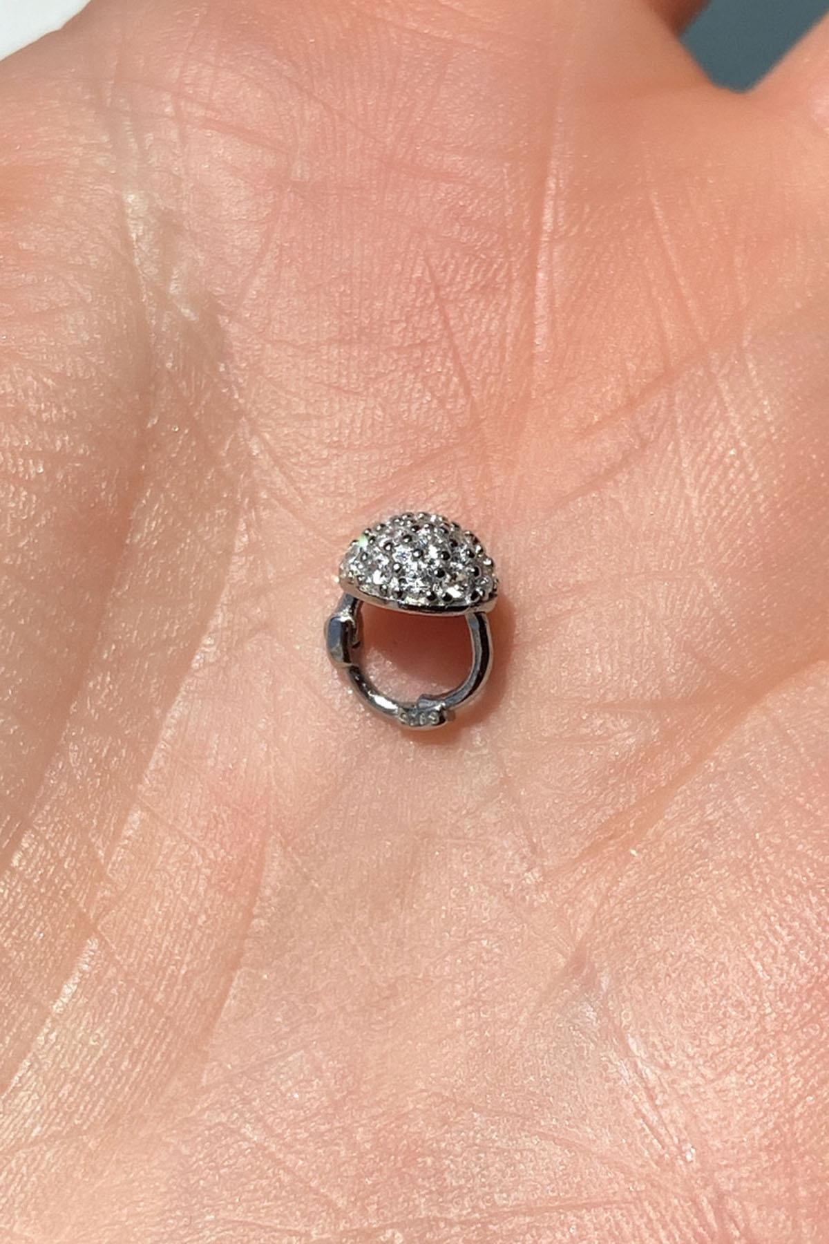 Yuvarlak Tasarım Halka Piercing Küpe
