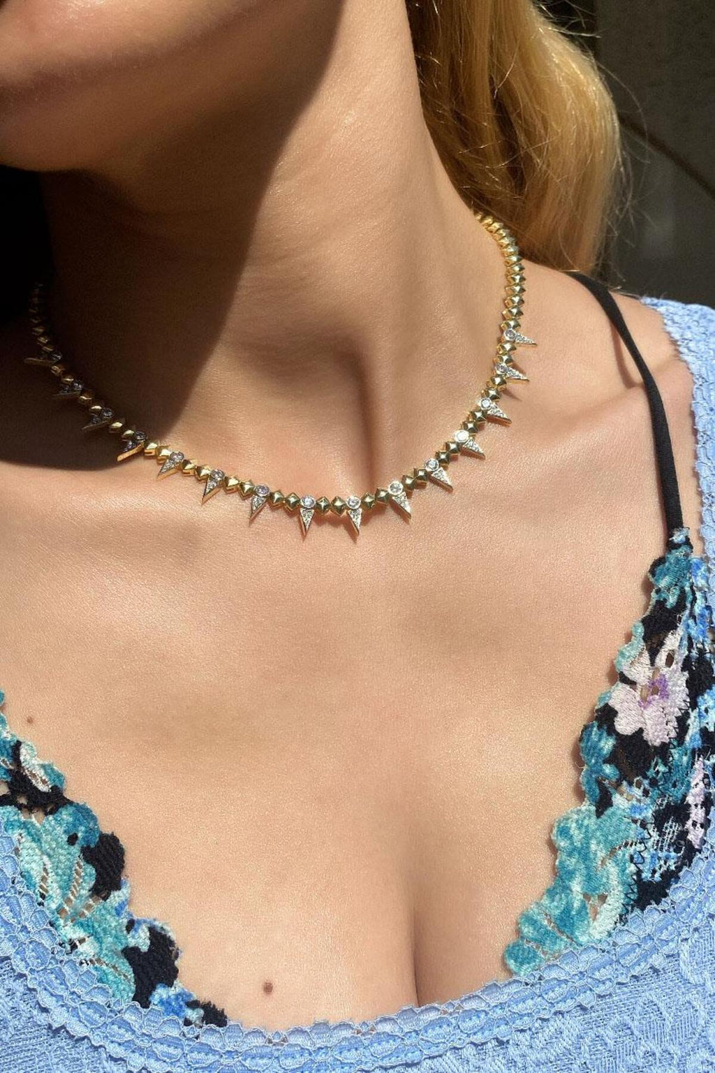 Diken Tasarım Choker Kolye