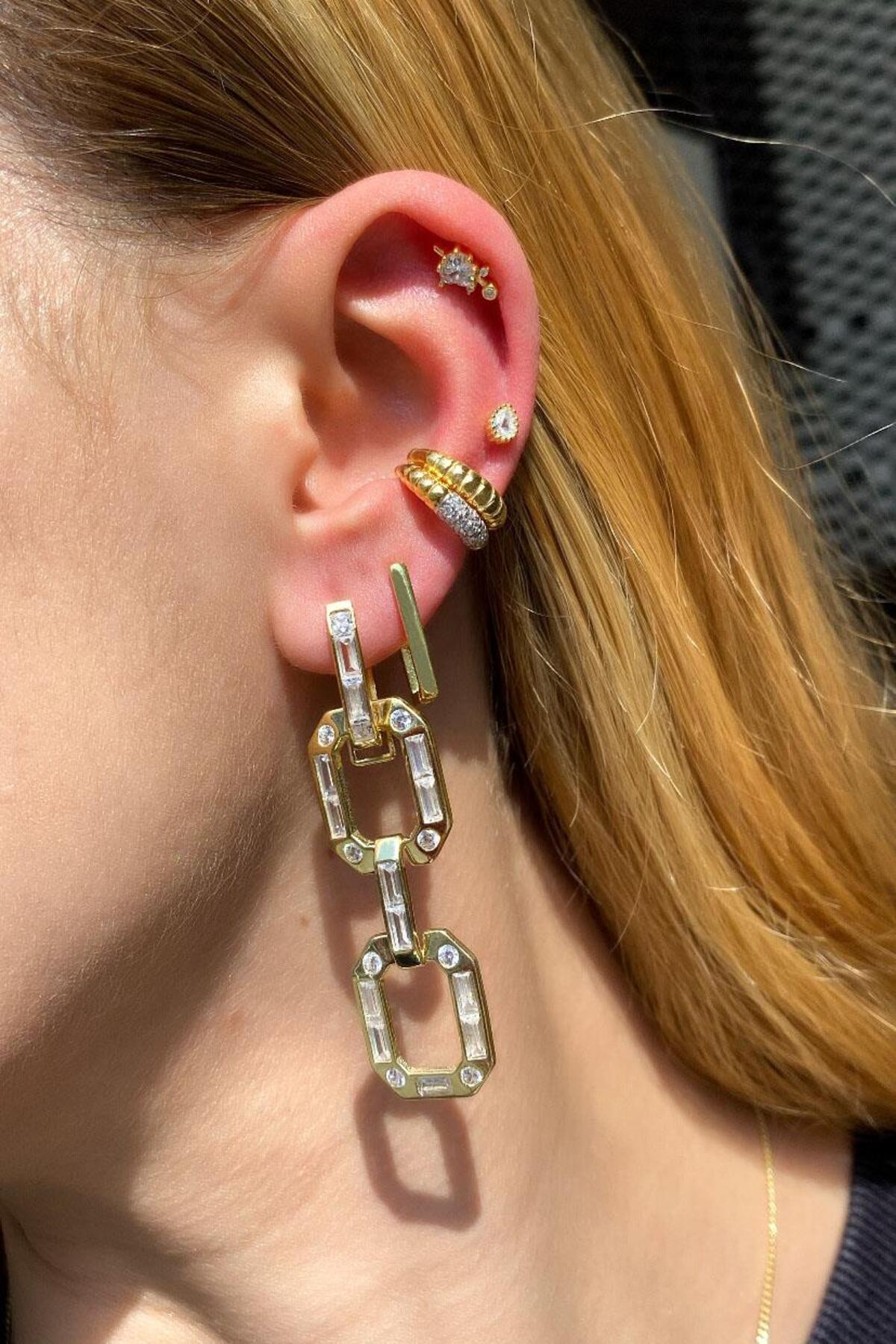 Kalp Piercing Küpe