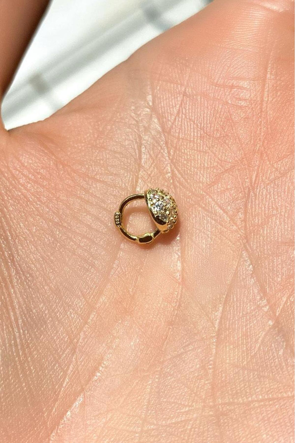 Yuvarlak Tasarım Halka Piercing Küpe