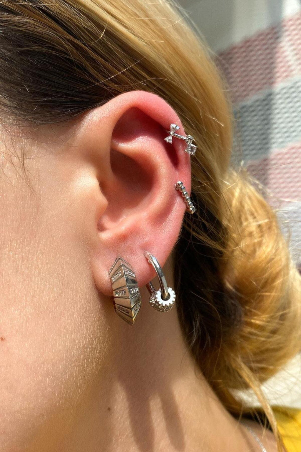 Üçgen Piercing Küpe