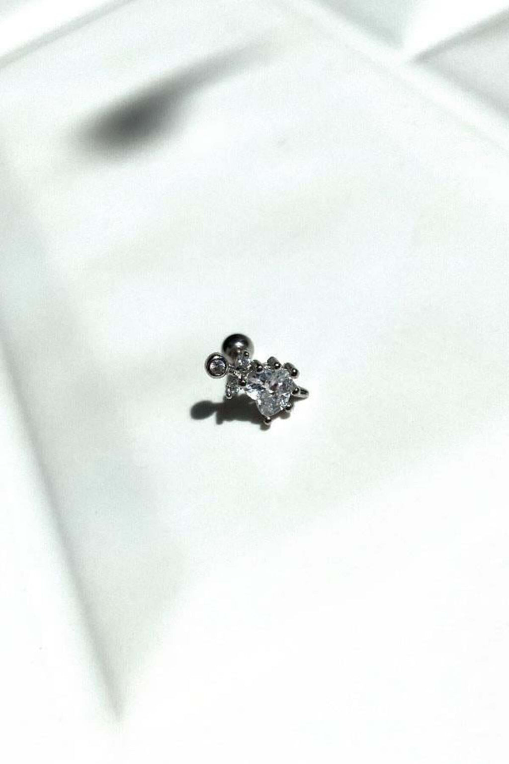 Kalp Piercing Küpe