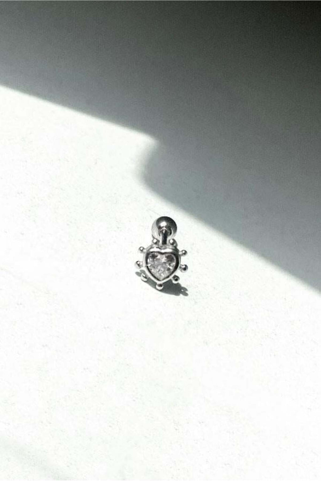 Kalp Piercing Küpe