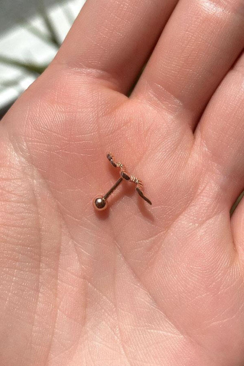 Yılan Piercing Küpe