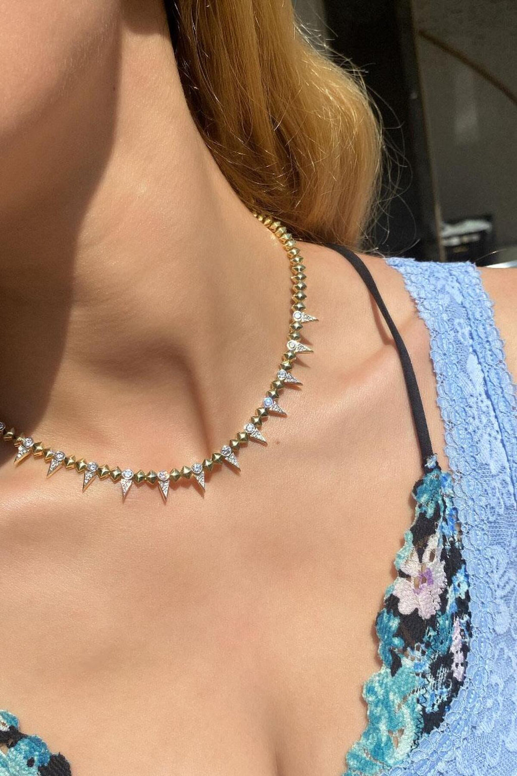Diken Tasarım Choker Kolye