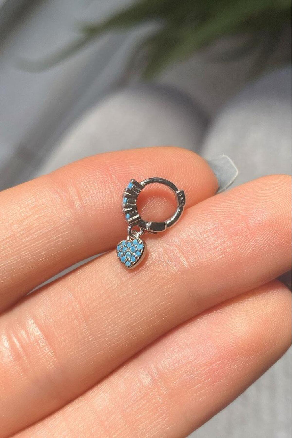 Kalpli Halka Piercing Küpe