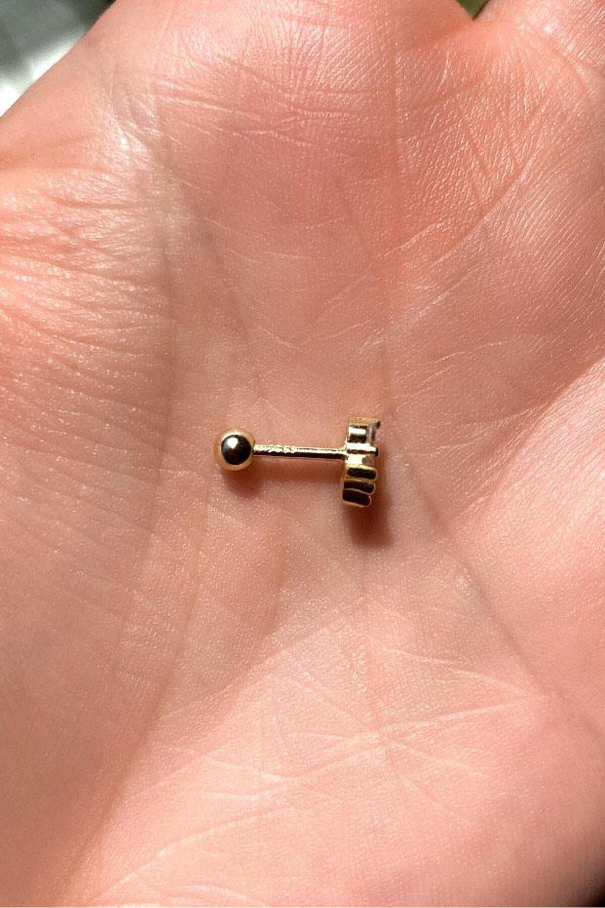 Kalp Piercing Küpe