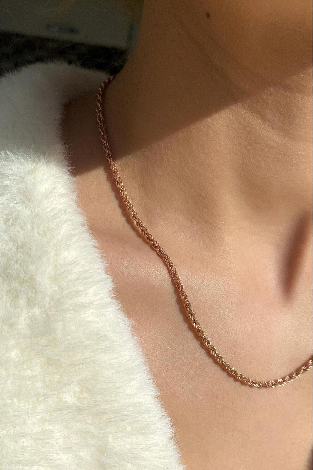 3 mm Burgu Zincir Kolye