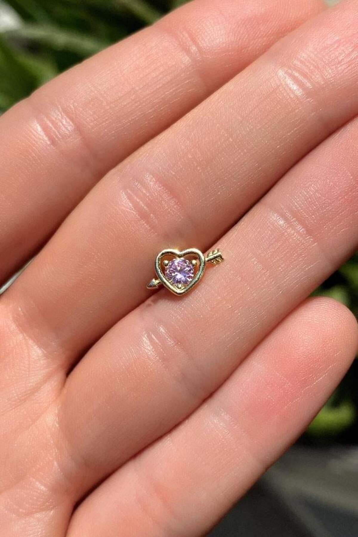 Kalp ve Ok Piercing Küpe