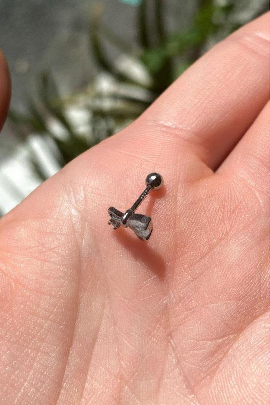 Kurdele Piercing Küpe