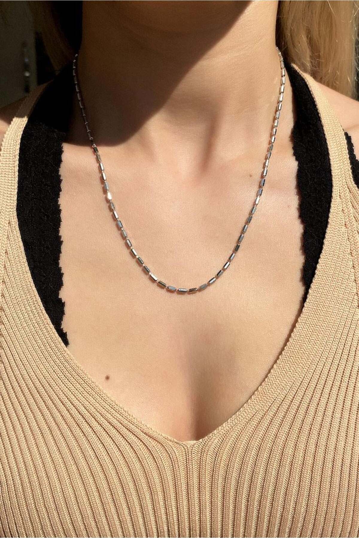Unisex Italyan Zincir Kolye