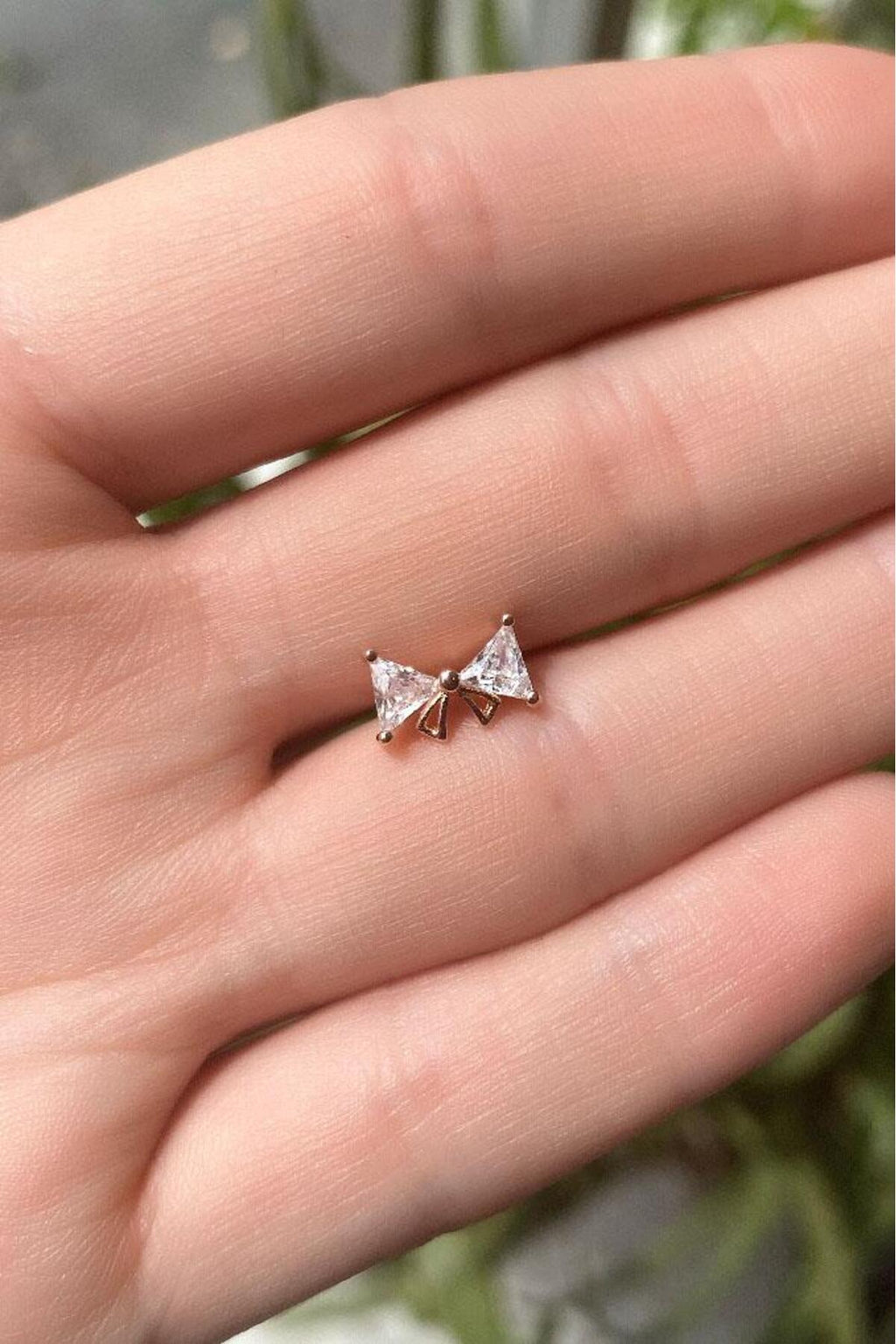 Kurdele Piercing Küpe