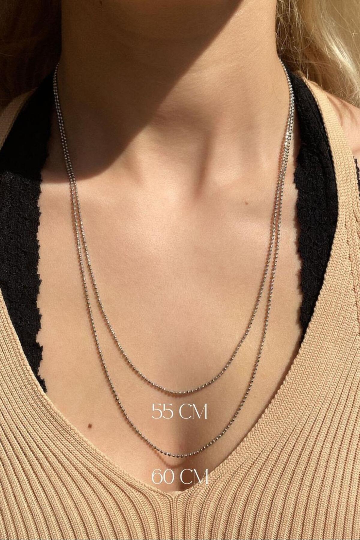 1,5 mm Unisex Italyan Top Zincir Kolye