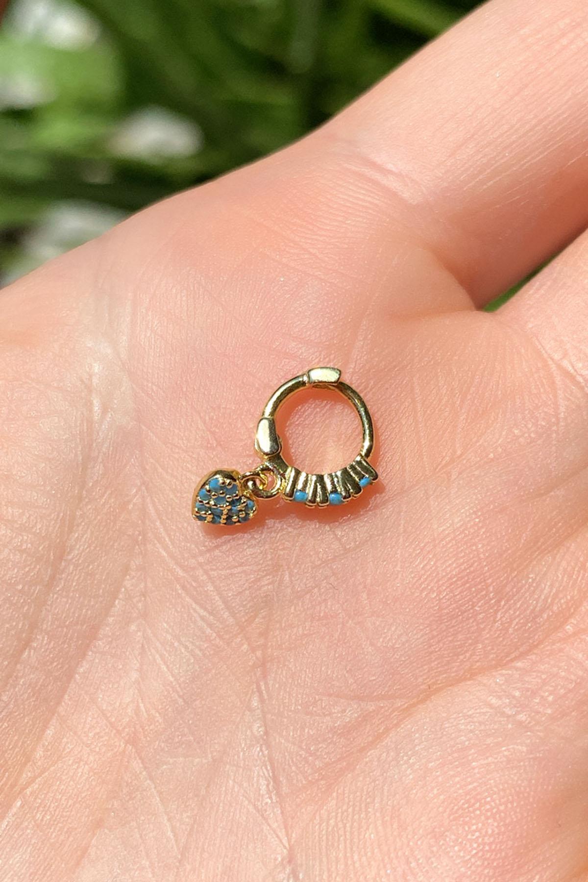 Kalpli Halka Piercing Küpe