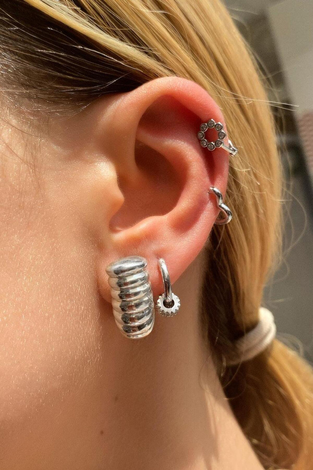 Kalp Piercing Küpe