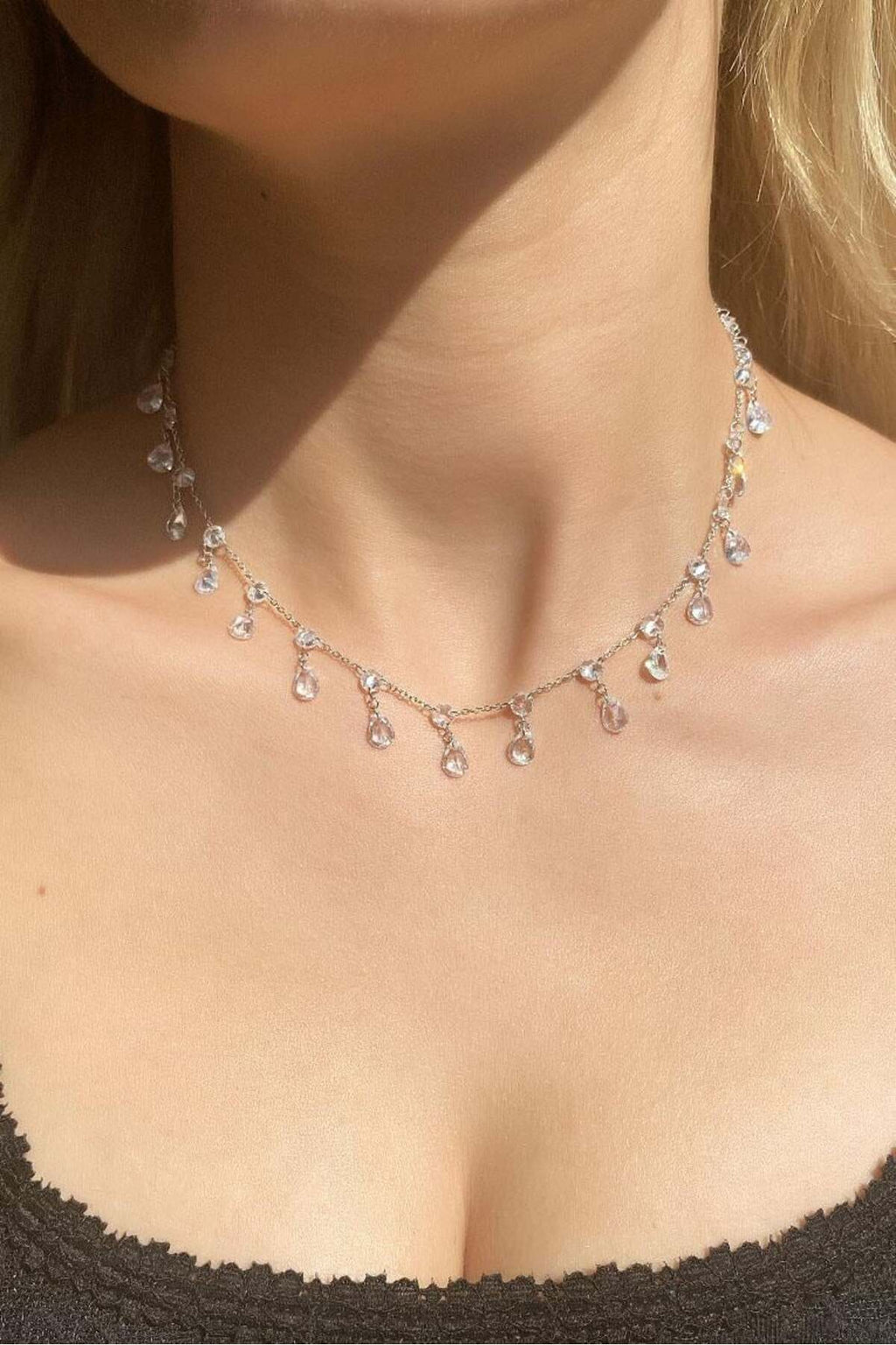 Italyan Sallantılı Choker Kolye
