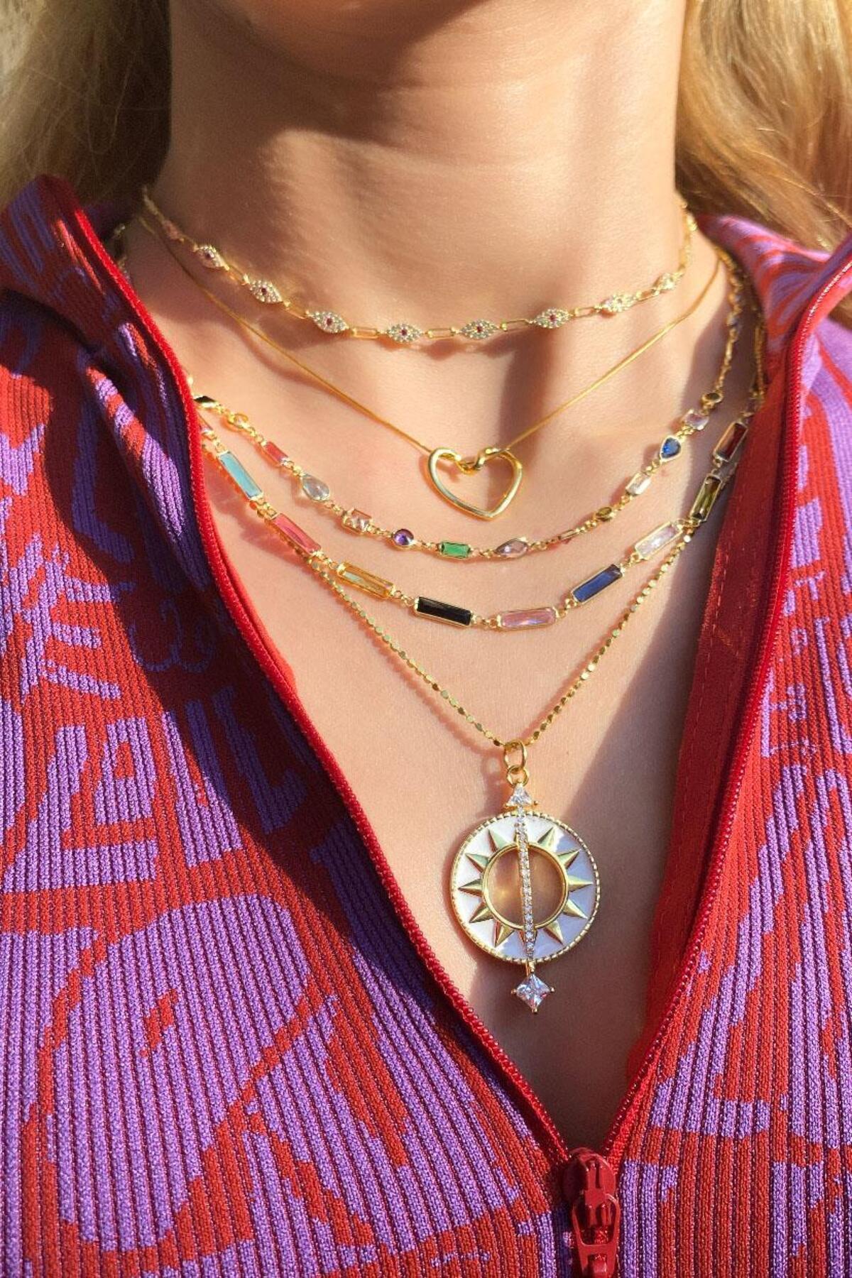 925 Ayar Gümüş, Silver, Kalp Choker Kolye, Sevgililer Günü