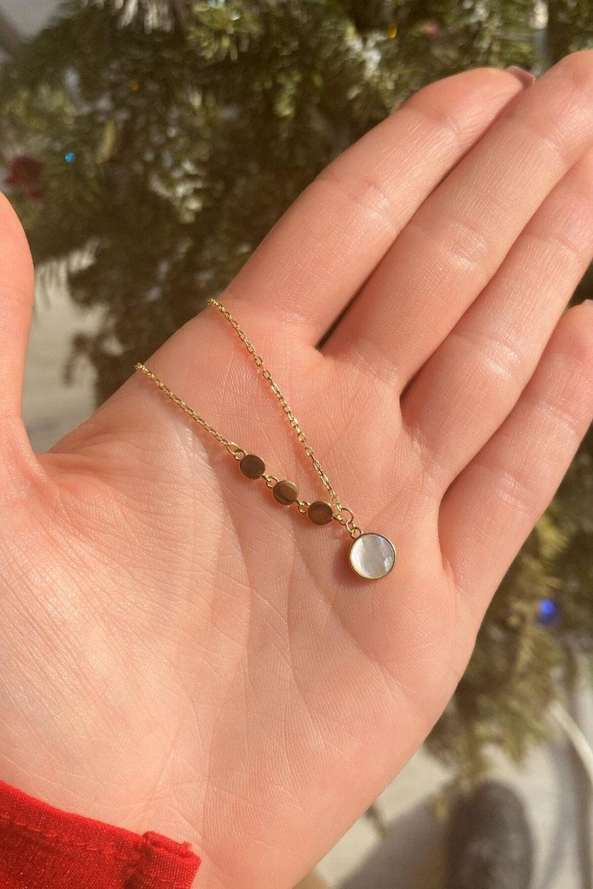 Minimal Yuvarlak Tasarım Kolye
