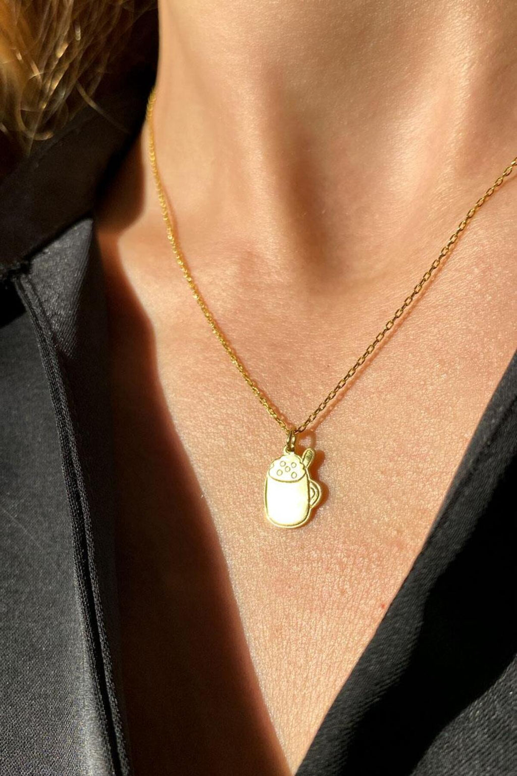 925 Ayar Gümüş, Yılbaşı Temalı Marshmellow Kolye