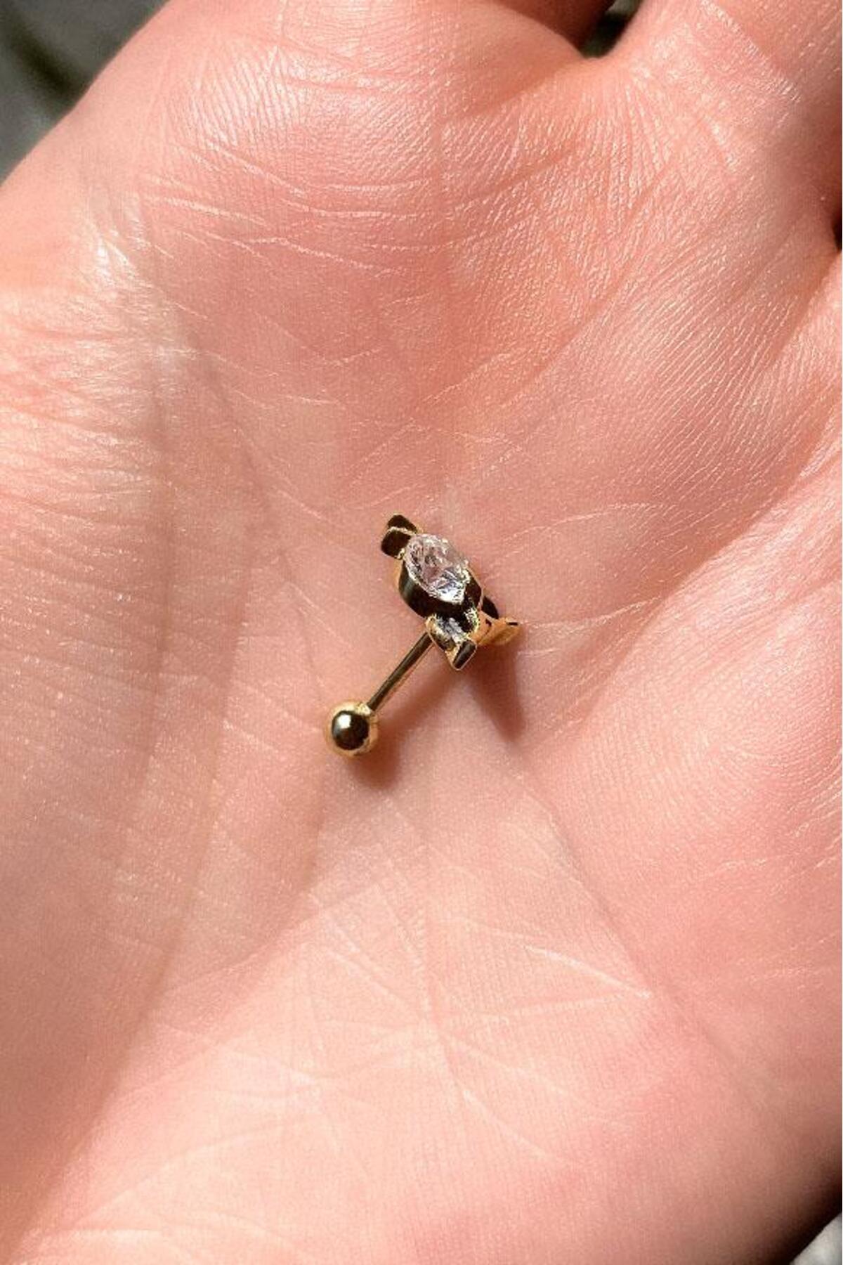 Baykuş Piercing Küpe