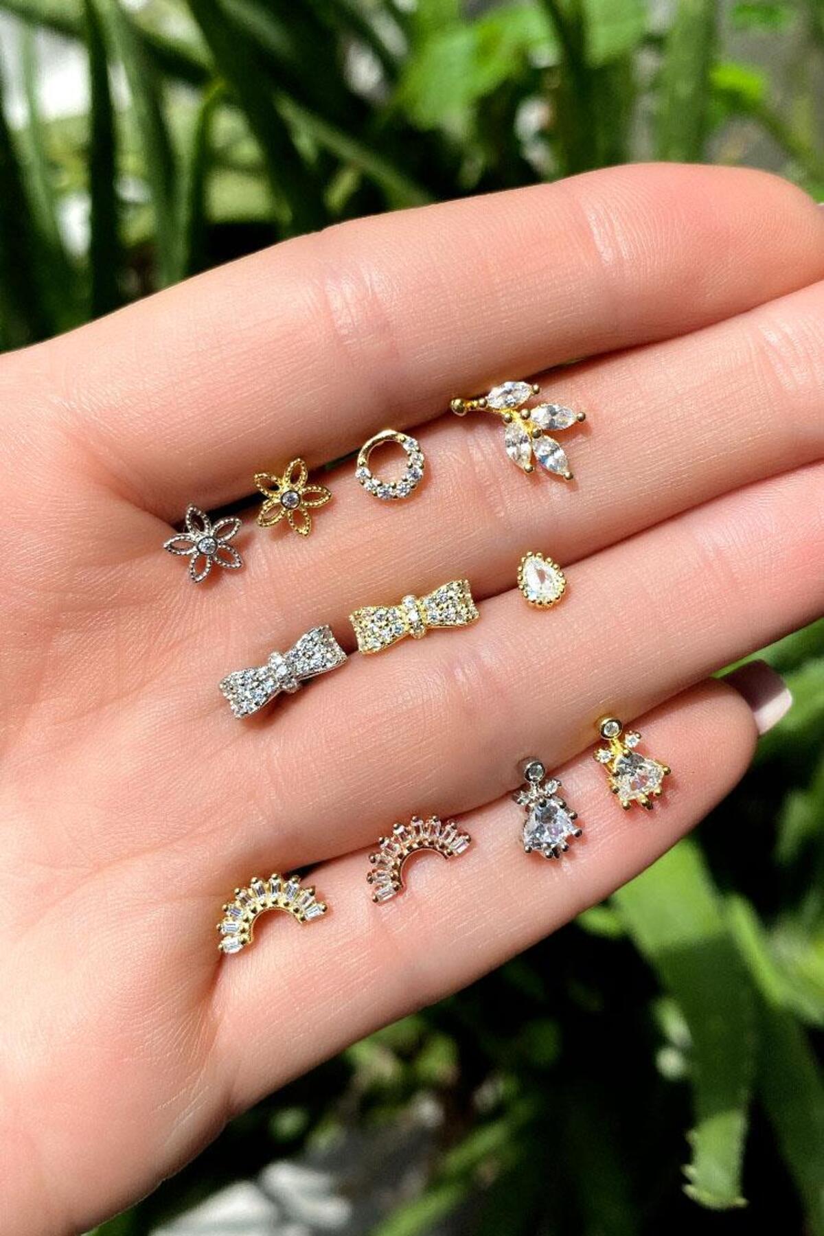 Kalp Piercing Küpe