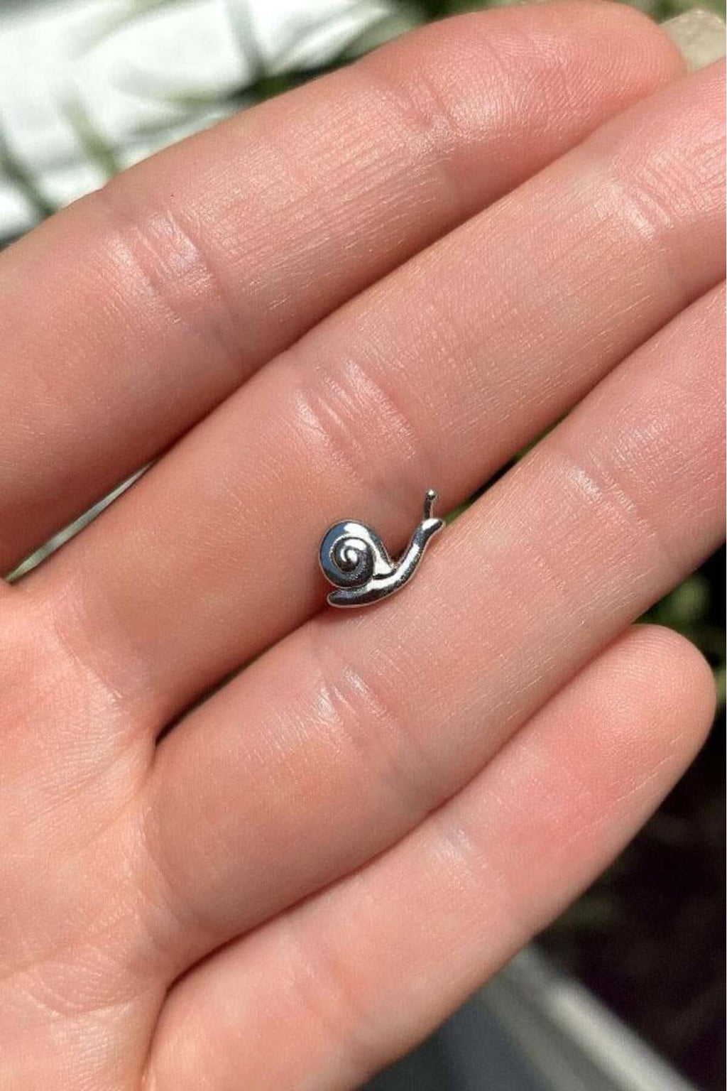 Salyangoz Piercing Küpe
