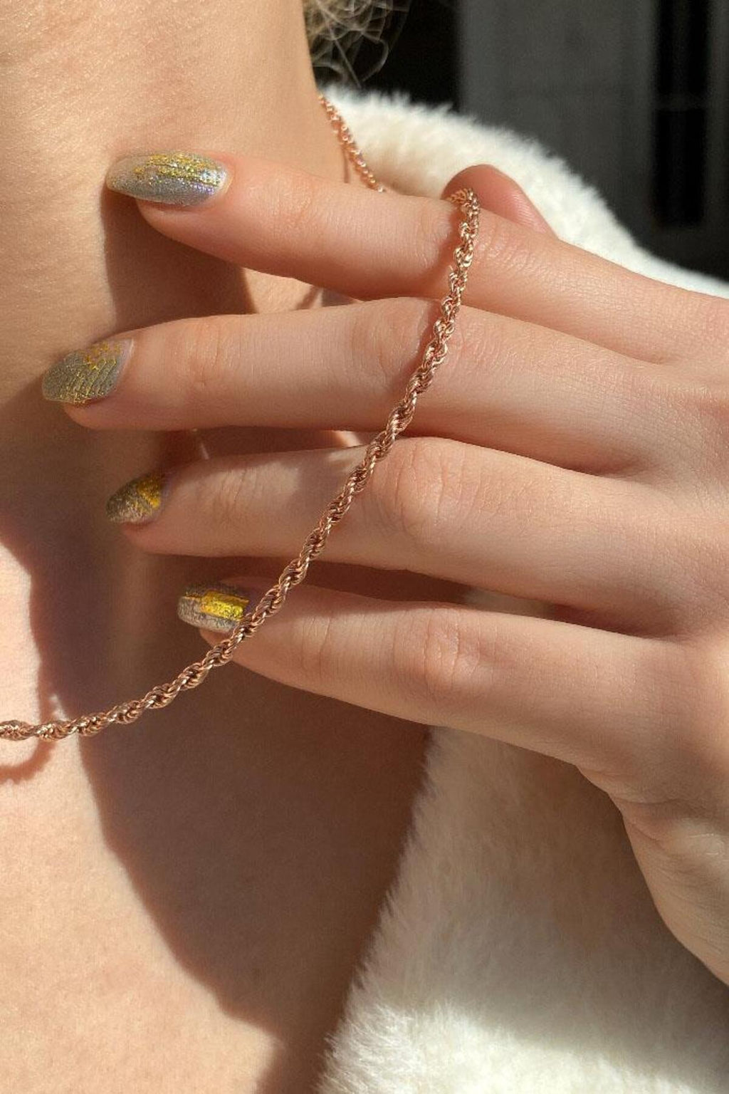 3 mm Burgu Zincir Kolye