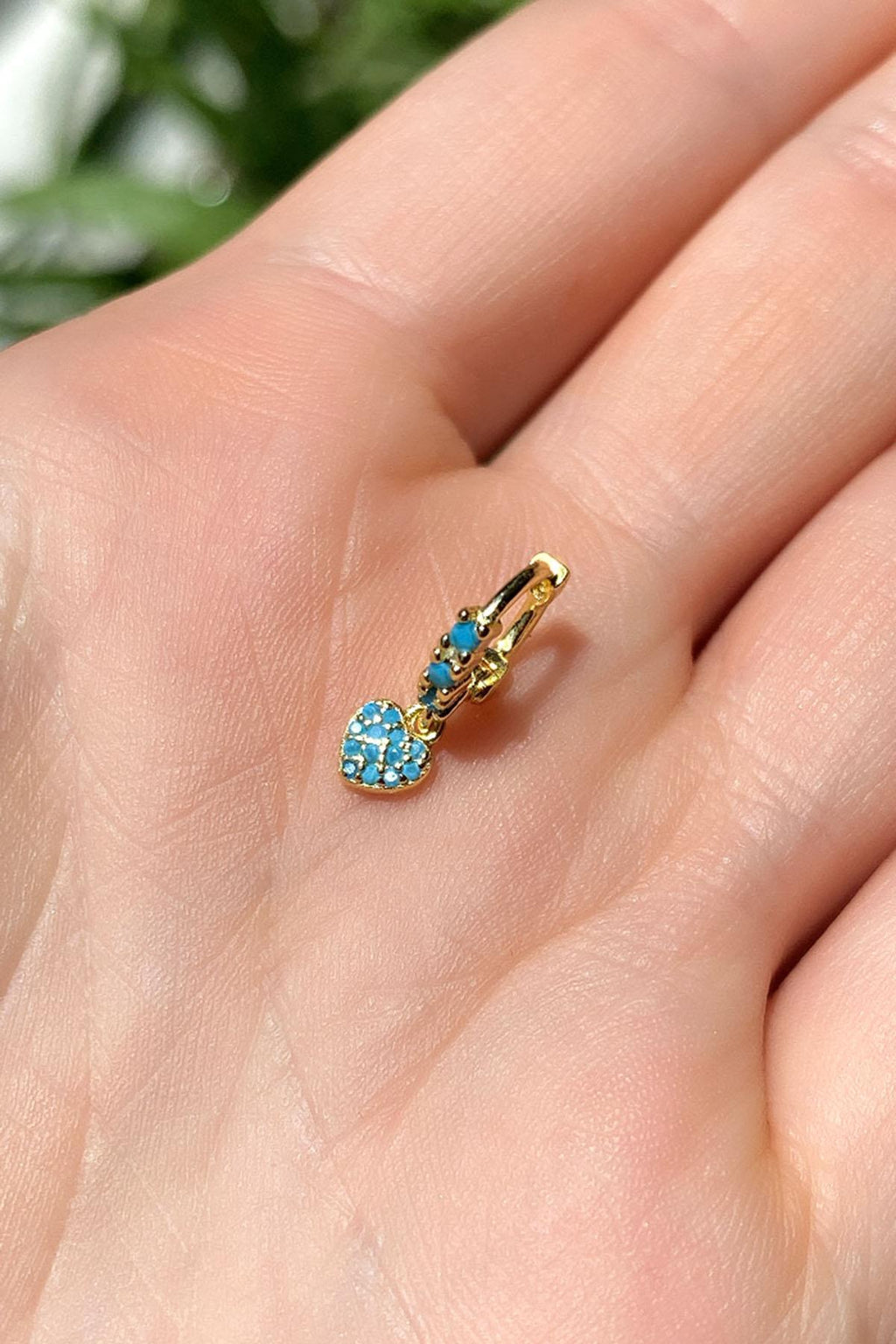 Kalpli Halka Piercing Küpe