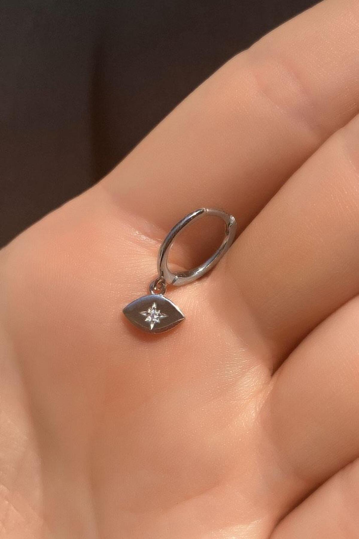 Kutup Yıldızı Piercing Küpe