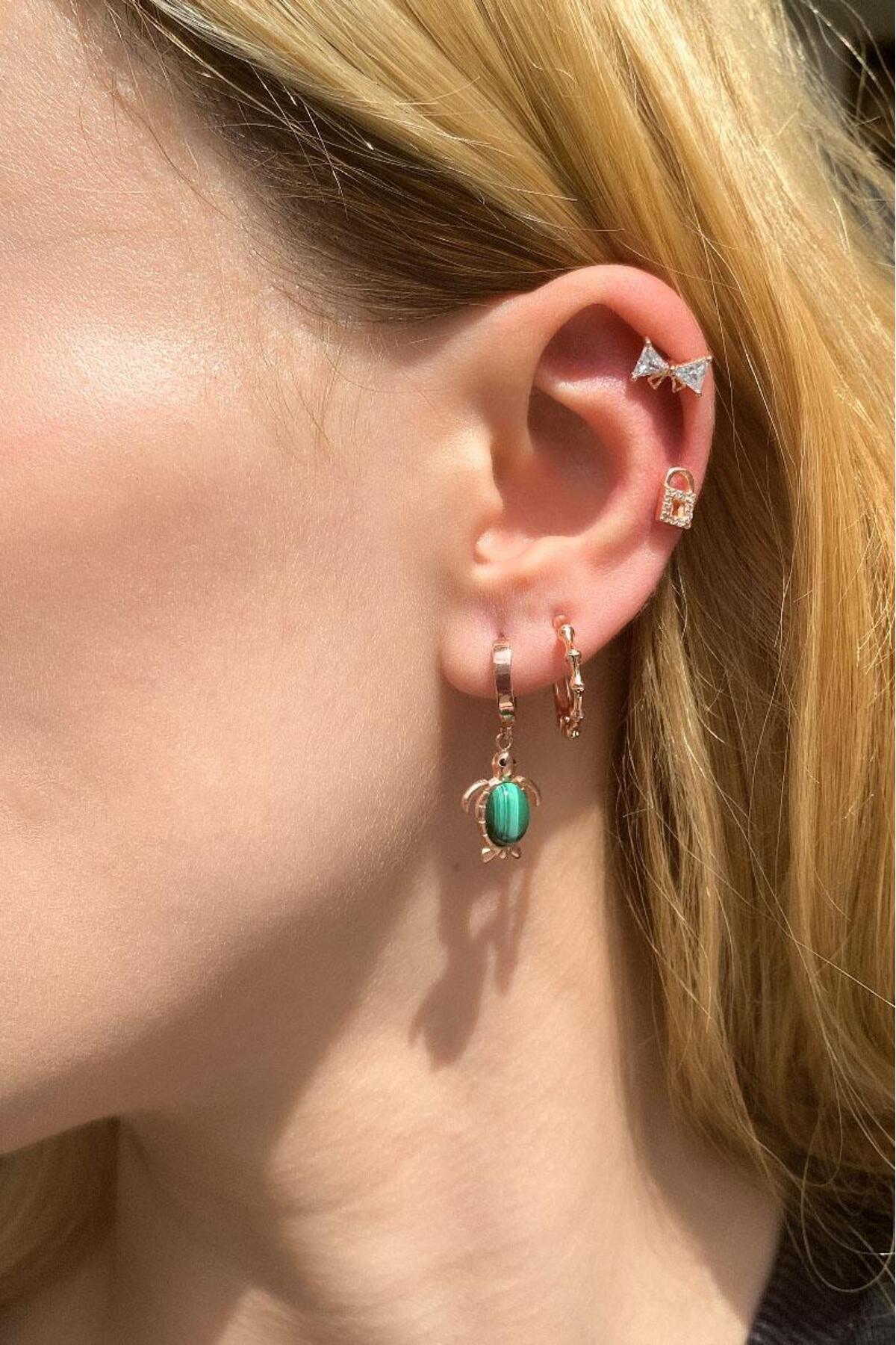 Kurdele Piercing Küpe
