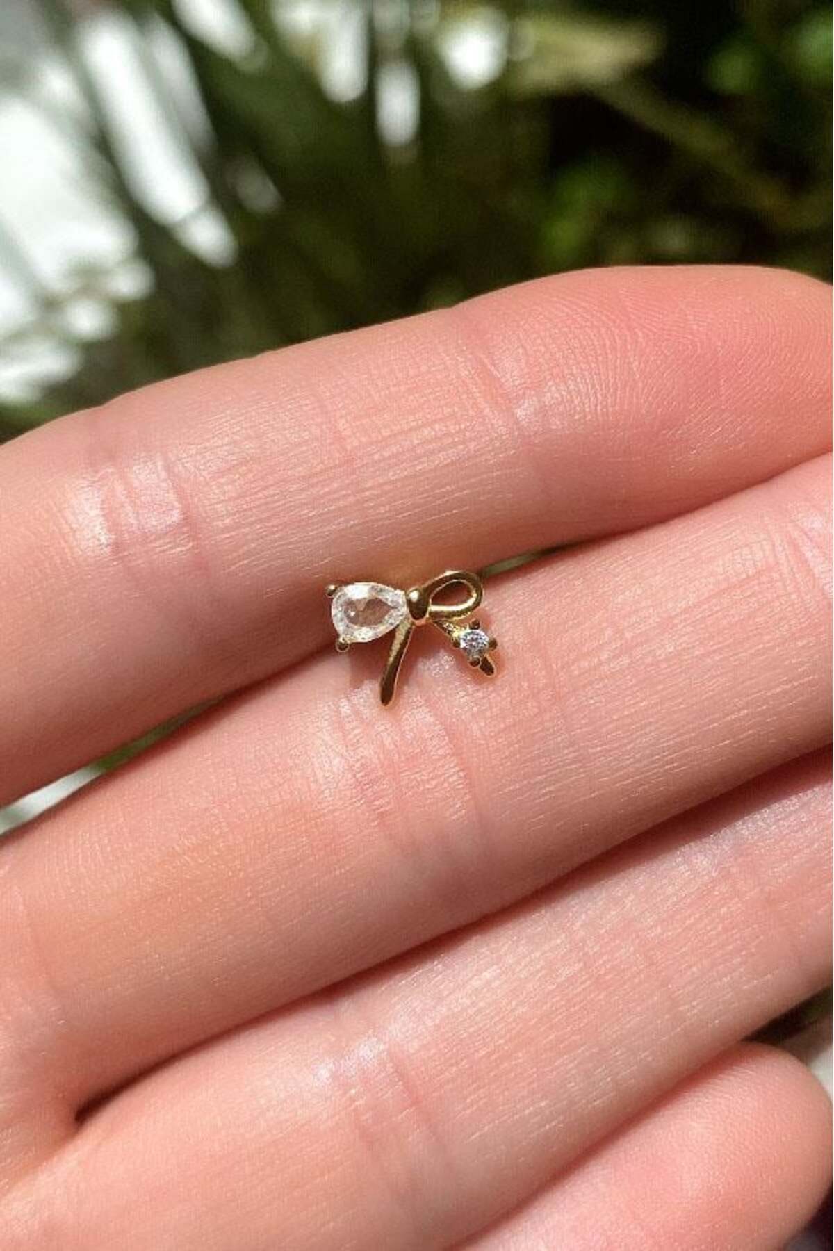 Kurdele Piercing Küpe