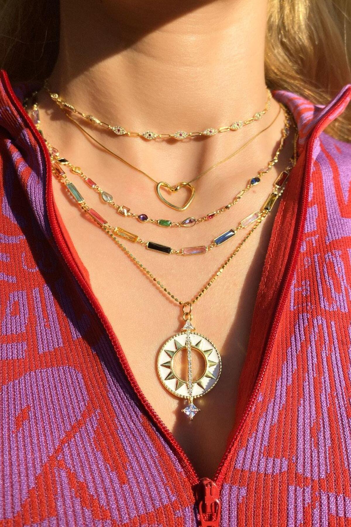 925 Ayar Gümüş, Silver, Kalp Choker Kolye, Sevgililer Günü
