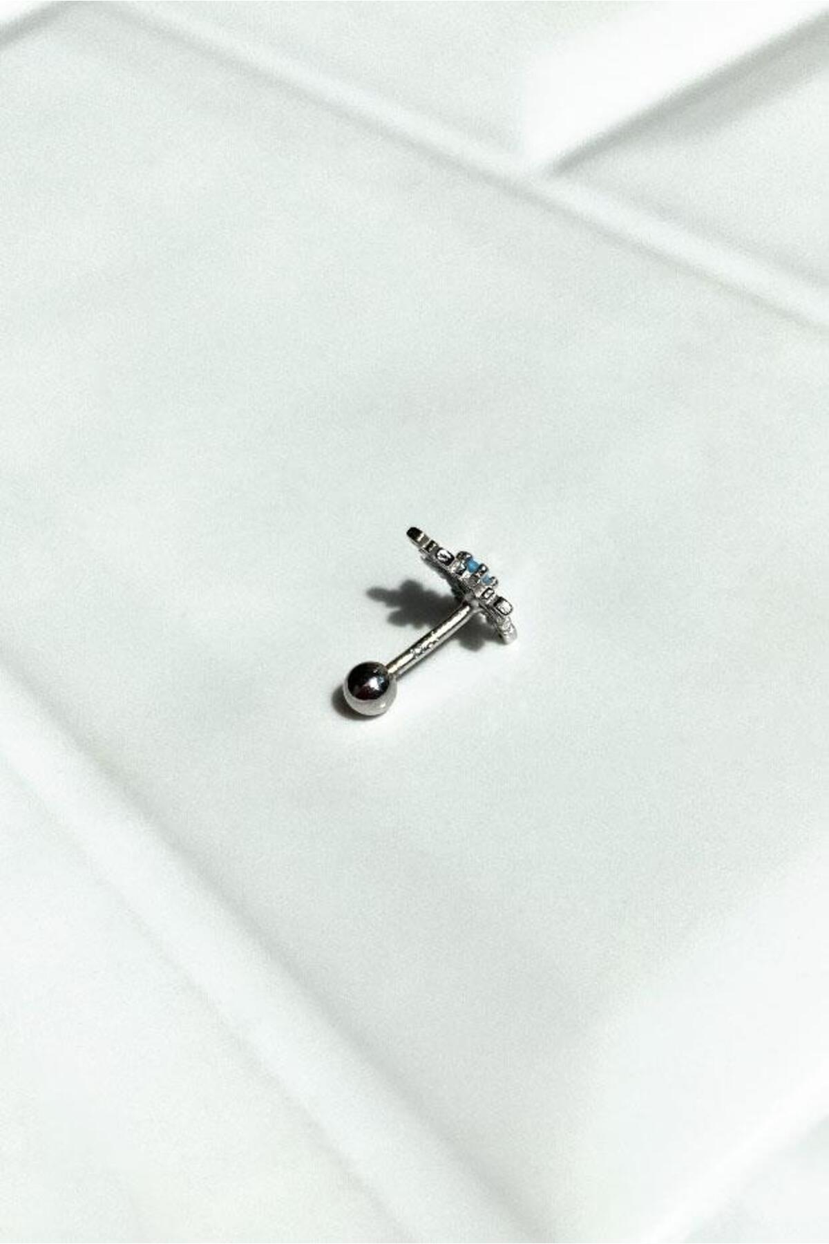 Kar Tanesi Piercing Küpe