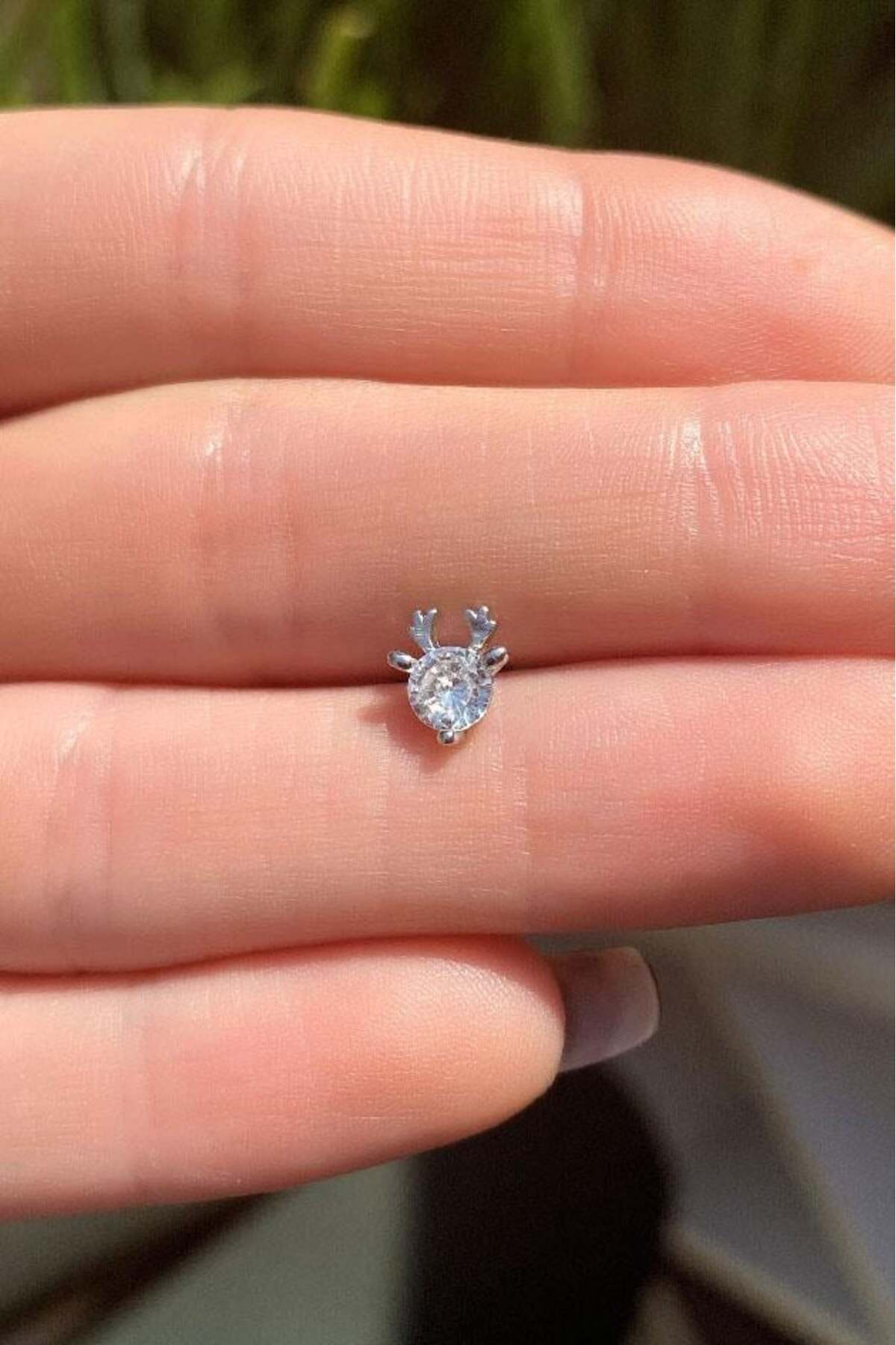 Geyik Piercing Küpe