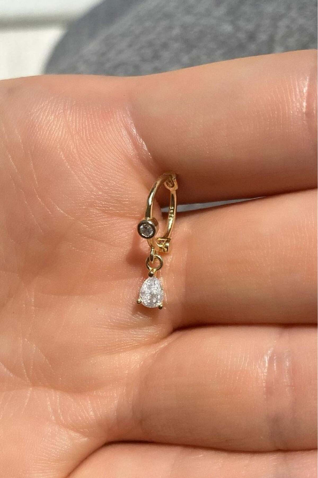 Papatya Halka Piercing Küpe