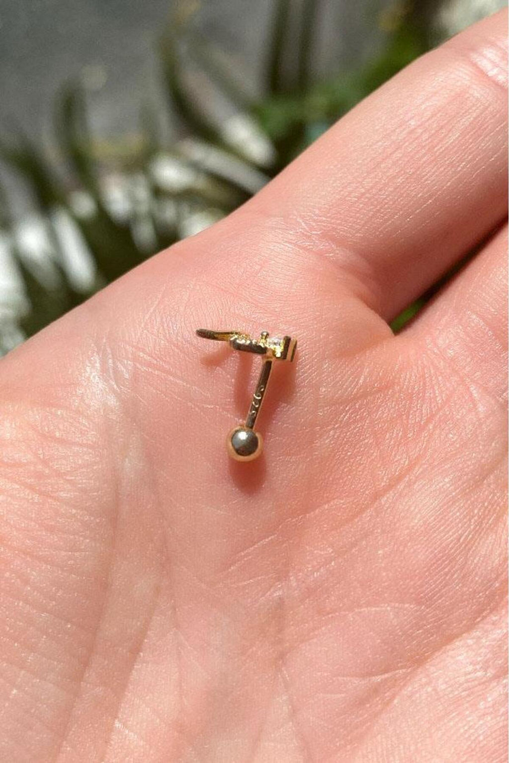 Yılan Piercing Küpe