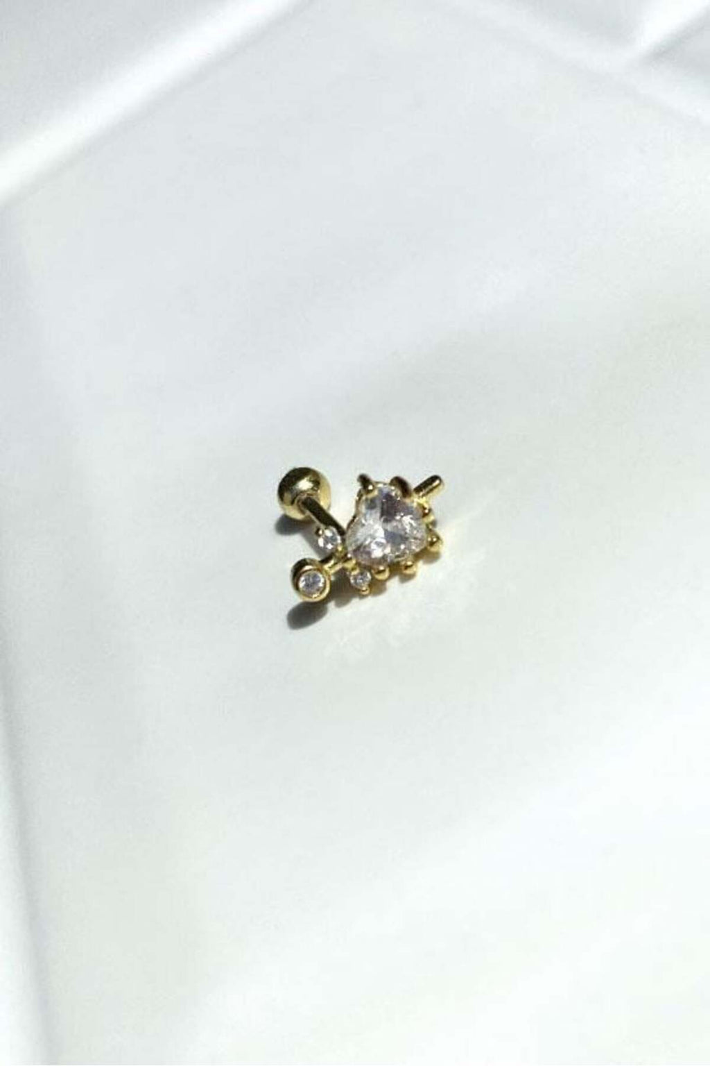 Kalp Piercing Küpe