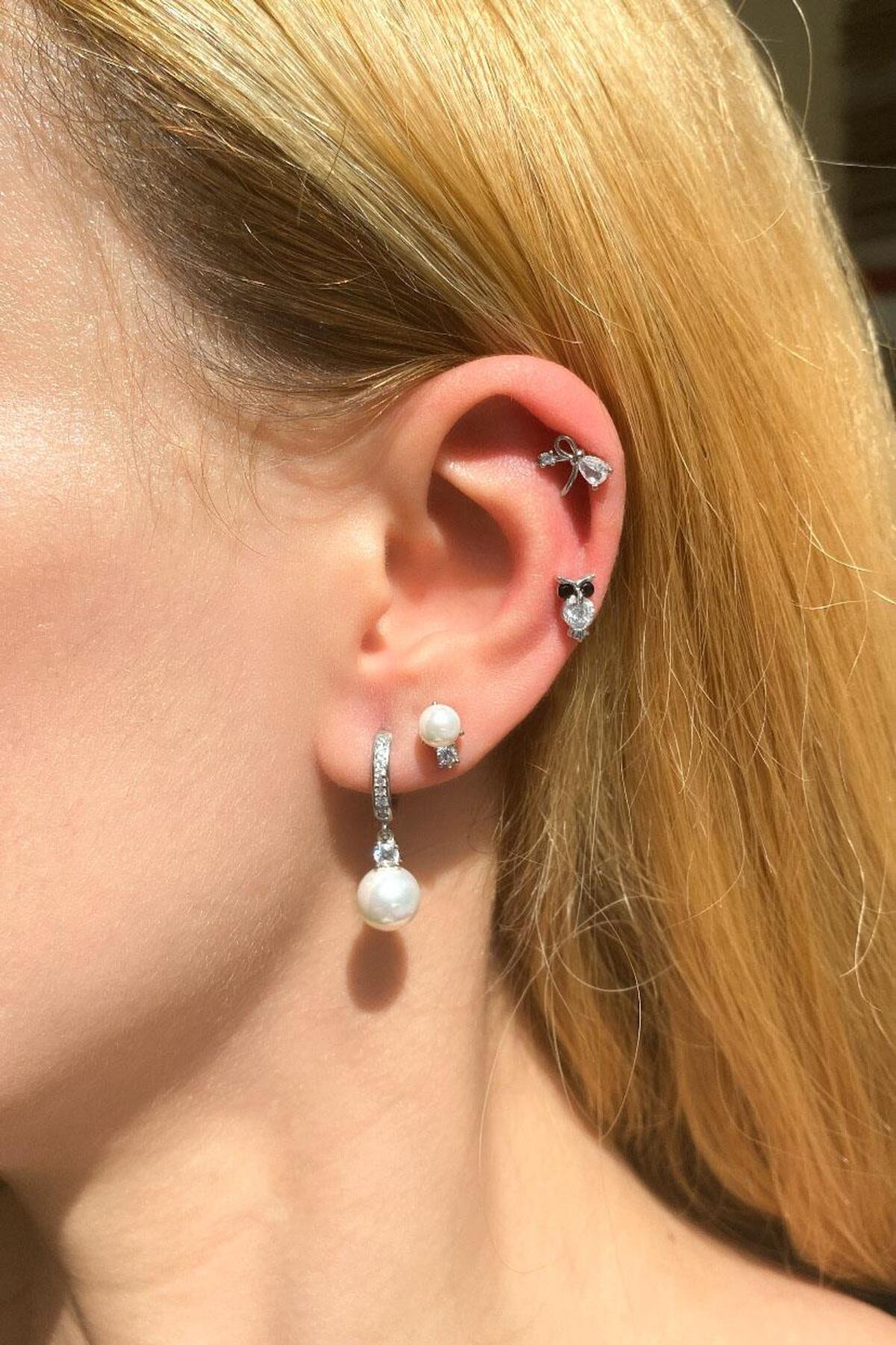 Kurdele Piercing Küpe