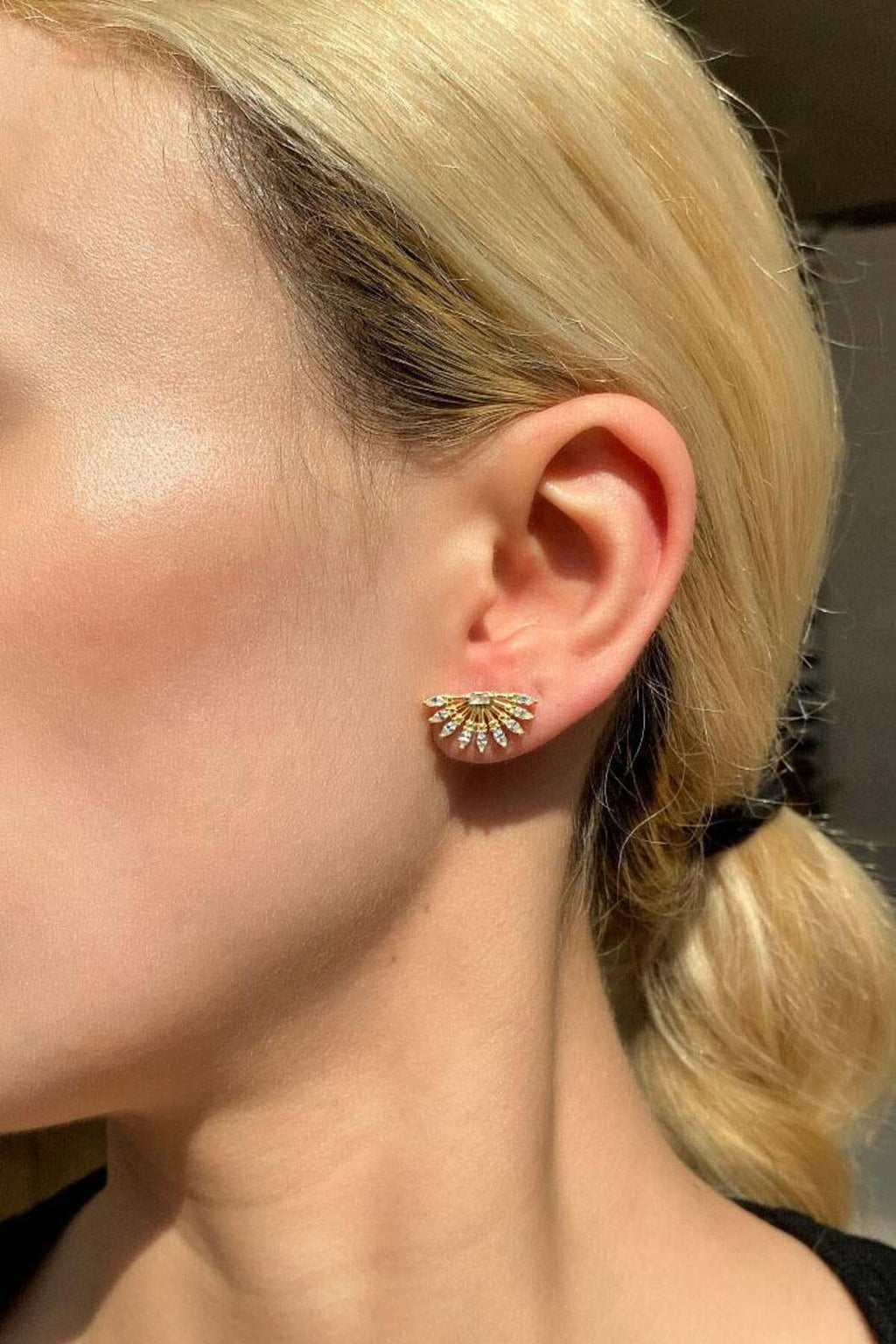 Yelpaze Küpe