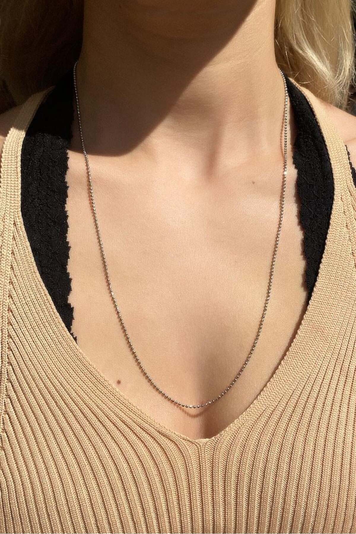 1,5 mm Unisex Italyan Top Zincir Kolye