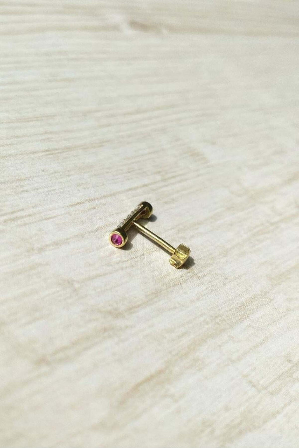 Çizgi Piercing Küpe
