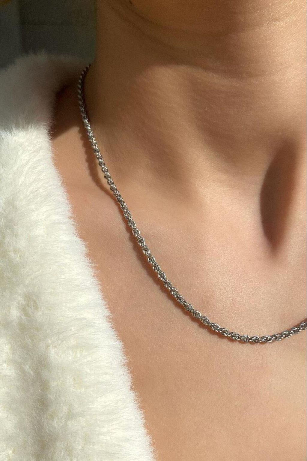 3 mm Burgu Zincir Kolye