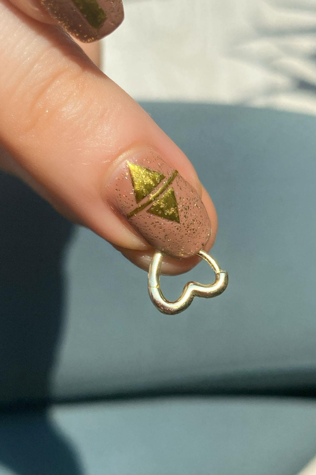 Kalp Piercing Küpe