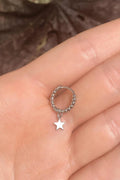 Yıldız Halka Piercing Küpe