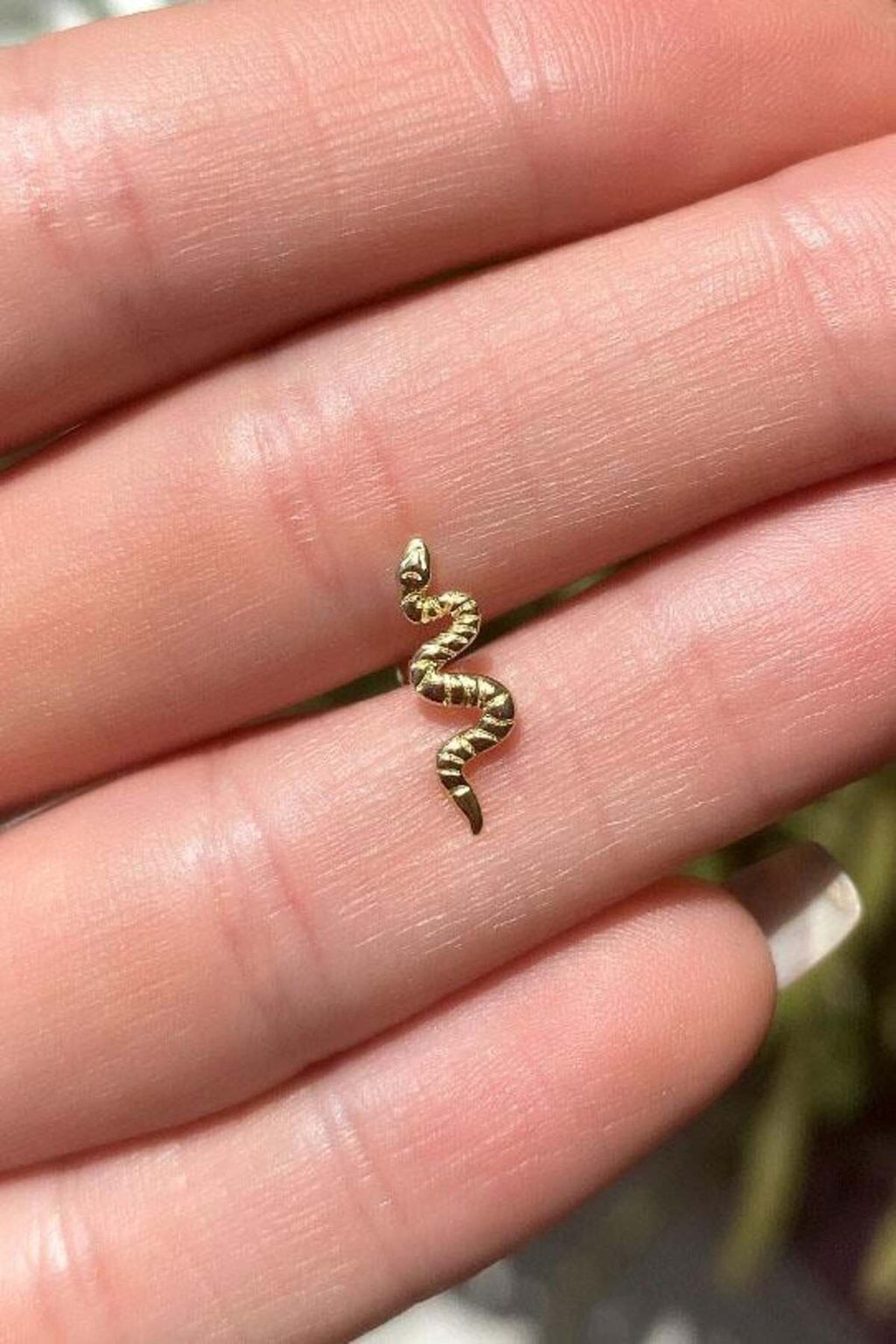 Yılan Piercing Küpe