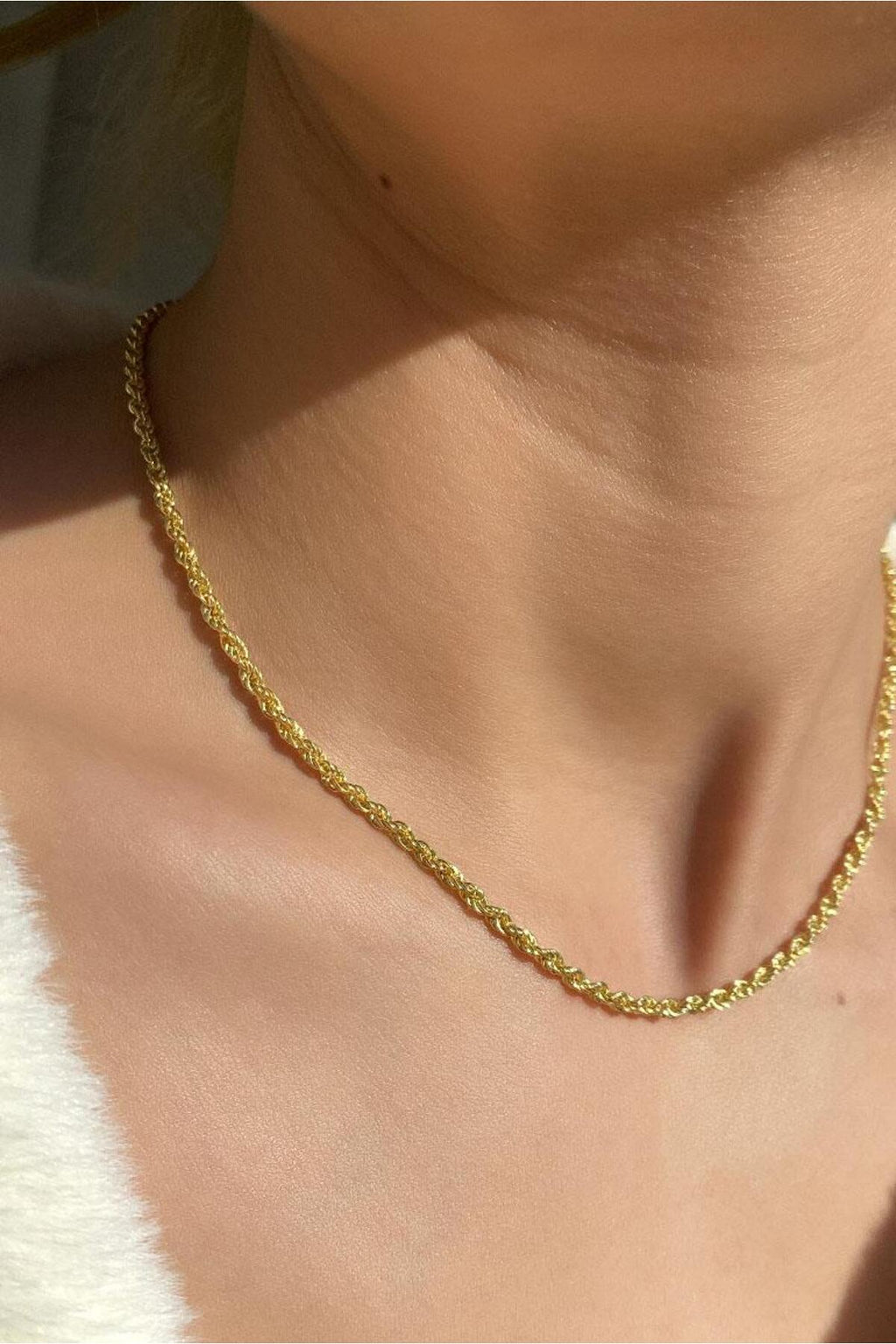 3 mm Burgu Zincir Kolye