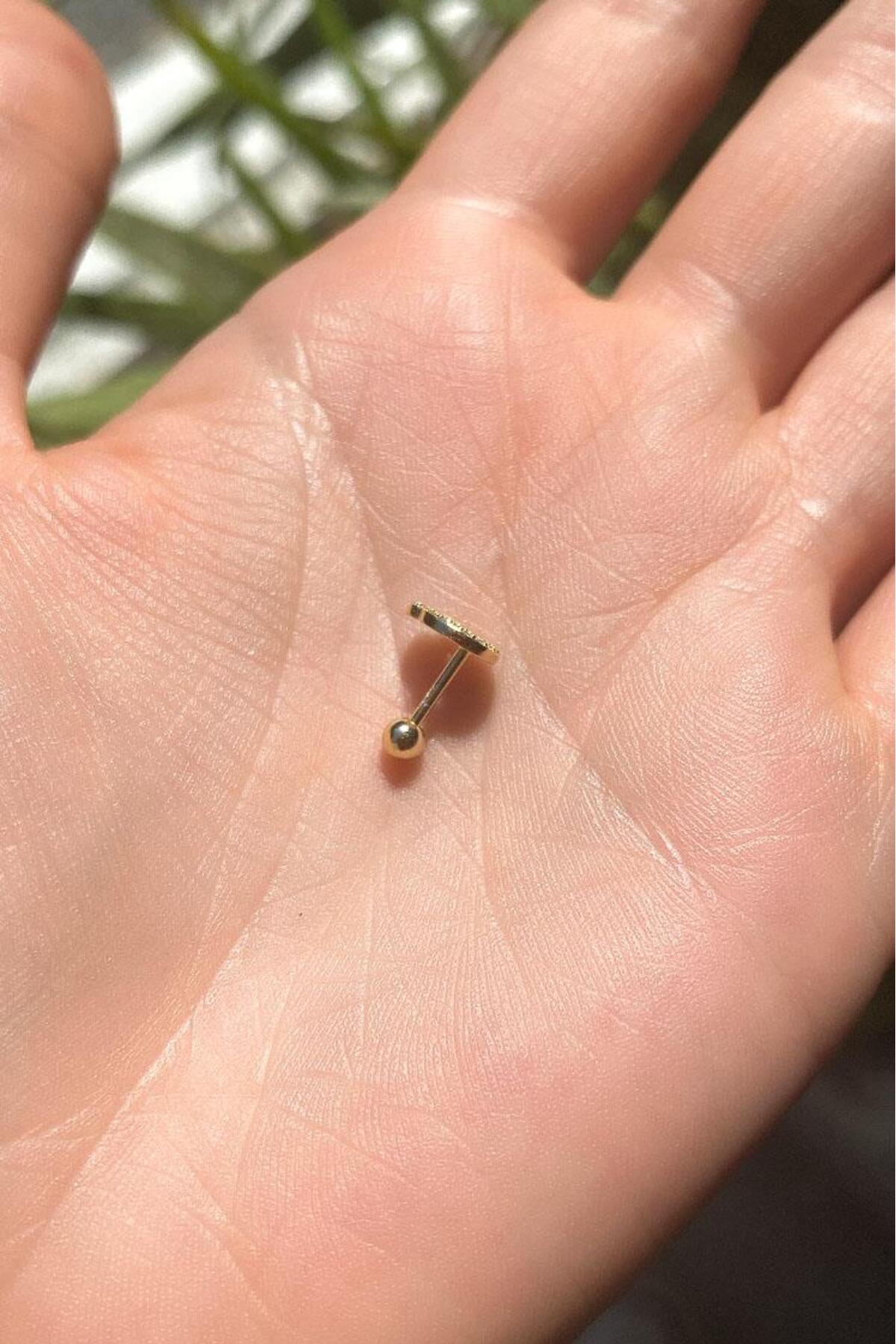 Kuru Kafa Piercing Küpe