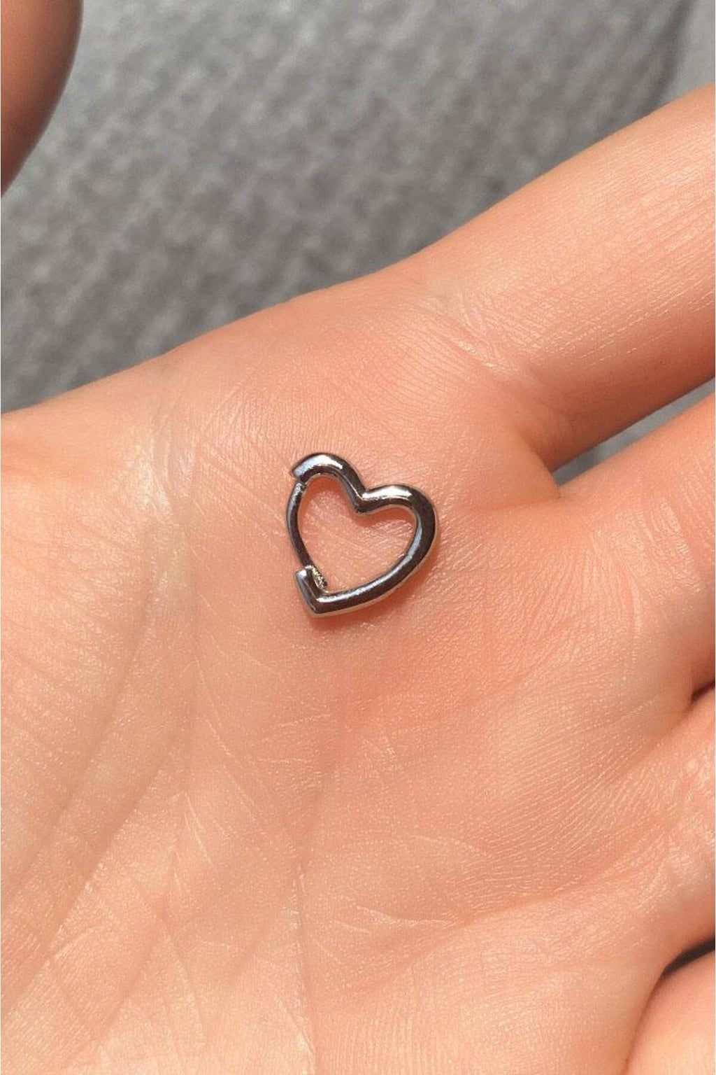 Kalp Piercing Küpe